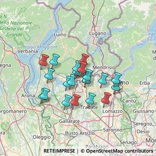 Mappa Viadotto Dalmazia, 21100 Varese VA, Italia (10.902)