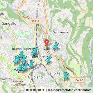 Mappa Viadotto Dalmazia, 21100 Varese VA, Italia (1.30923)