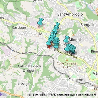 Mappa Via Cantoreggio, 21100 Varese VA, Italia (0.5195)