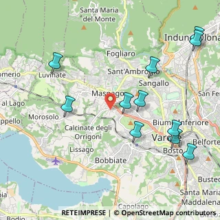 Mappa Via Cantoreggio, 21100 Varese VA, Italia (2.41545)