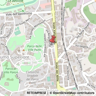Mappa Via Ambrogio Borgognone, 6, 21100 Varese, Varese (Lombardia)