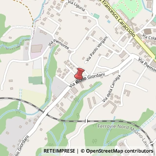 Mappa Via Giulio Giordani, 29, 21100 Daverio, Varese (Lombardia)