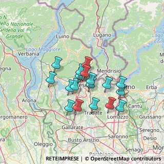 Mappa Via Ambrosini Don Giuseppe, 21100 Varese VA, Italia (10.155)