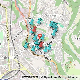 Mappa Via Ambrosini Don Giuseppe, 21100 Varese VA, Italia (0.33)
