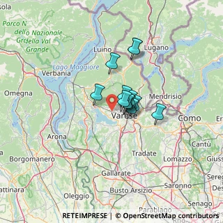 Mappa Via Tivedino, 21020 Casciago VA, Italia (7.88833)