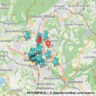 Mappa Via Torbole, 21100 Varese VA, Italia (1.56706)