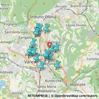 Mappa Via Torbole, 21100 Varese VA, Italia (1.46412)