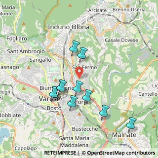Mappa Via Torbole, 21100 Varese VA, Italia (1.77818)