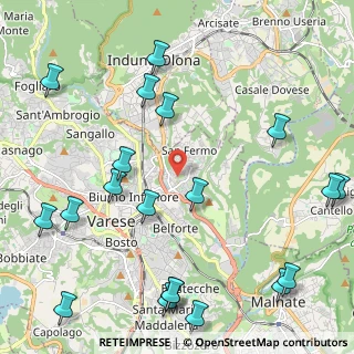Mappa Via Torbole, 21100 Varese VA, Italia (2.8725)