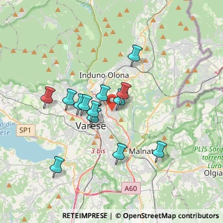 Mappa Via Torbole, 21100 Varese VA, Italia (3.04462)