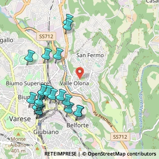 Mappa Via Torbole, 21100 Varese VA, Italia (1.227)