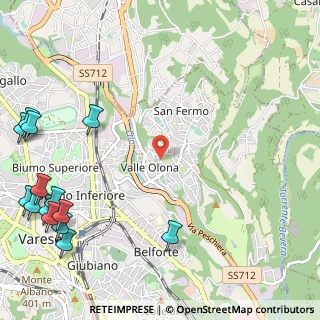 Mappa Via Torbole, 21100 Varese VA, Italia (1.71286)