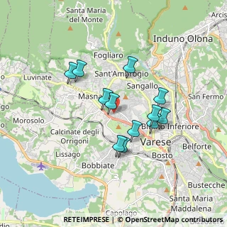 Mappa Via Fratelli Bandiera, 21100 Varese VA, Italia (1.42083)