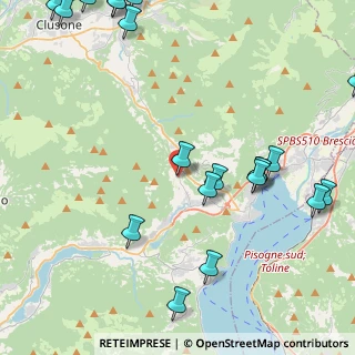 Mappa Via Senatore Silvestri, 24060 Sovere BG, Italia (5.9155)