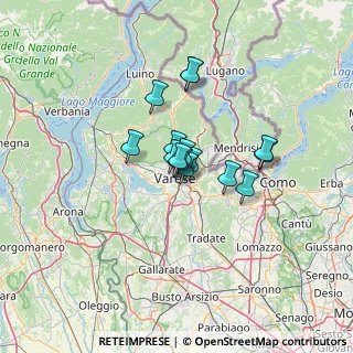 Mappa Via C. de Cristoforis, 21100 Varese VA, Italia (8.02)