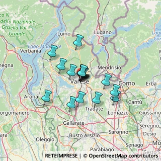 Mappa Via C. de Cristoforis, 21100 Varese VA, Italia (8.63176)