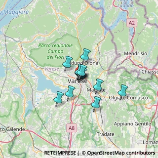 Mappa Via C. de Cristoforis, 21100 Varese VA, Italia (3.50154)