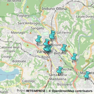 Mappa Via C. de Cristoforis, 21100 Varese VA, Italia (1.46091)