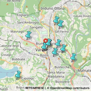 Mappa Via C. de Cristoforis, 21100 Varese VA, Italia (1.57417)
