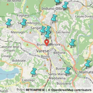 Mappa Via C. de Cristoforis, 21100 Varese VA, Italia (2.75308)