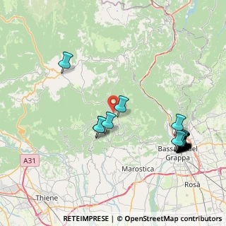 Mappa Via Galgi, 36062 Conco VI, Italia (9.6495)