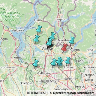 Mappa Via Rinaldo Arconati, 21100 Varese VA, Italia (9.188)