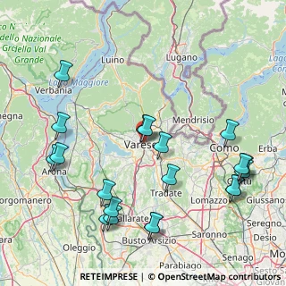 Mappa Via Rinaldo Arconati, 21100 Varese VA, Italia (19.3145)
