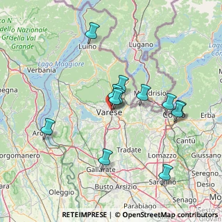 Mappa Via Rinaldo Arconati, 21100 Varese VA, Italia (13.56167)