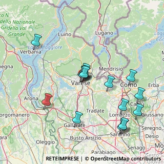 Mappa Via Rinaldo Arconati, 21100 Varese VA, Italia (15.65875)