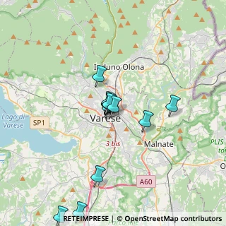 Mappa Via Rinaldo Arconati, 21100 Varese VA, Italia (2.91)