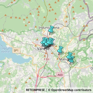 Mappa Via Rinaldo Arconati, 21100 Varese VA, Italia (1.72455)