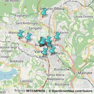 Mappa Via Rinaldo Arconati, 21100 Varese VA, Italia (1.05583)