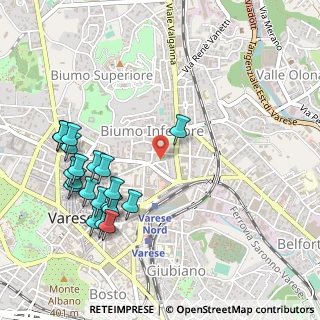 Mappa Via Rinaldo Arconati, 21100 Varese VA, Italia (0.573)