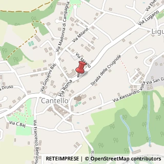 Mappa Via Leopoldo Gasparotto, 2, 21050 Cantello, Varese (Lombardia)