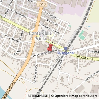 Mappa Via secondaria stazione 22, 31010 Susegana, Treviso (Veneto)