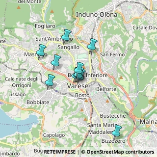 Mappa Via S. Martino Della Battaglia, 21100 Varese VA, Italia (1.29455)