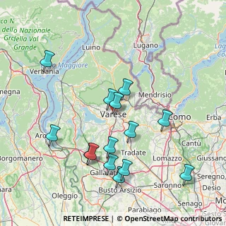 Mappa Via S. Martino Della Battaglia, 21100 Varese VA, Italia (15.83)