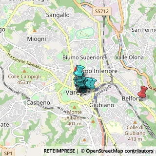 Mappa Via San Martino Della Battaglia, 21100 Varese VA, Italia (0.44533)