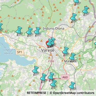 Mappa Via S. Martino Della Battaglia, 21100 Varese VA, Italia (5.69412)
