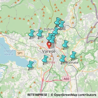 Mappa Via S. Martino Della Battaglia, 21100 Varese VA, Italia (2.96429)