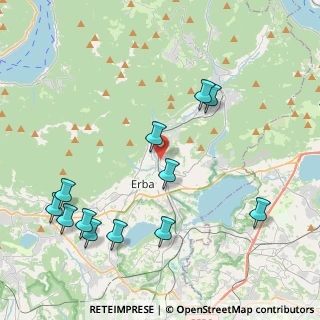 Mappa Via Piave, 22036 Erba CO, Italia (4.74583)