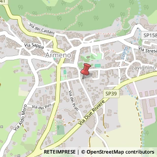 Mappa Via Pariani, 32, 28011 Armeno, Novara (Piemonte)