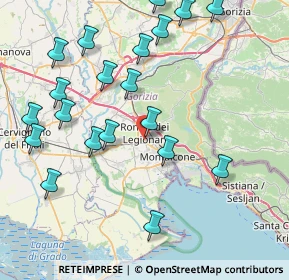 Mappa Via Volontari della Libertà, 34077 Ronchi dei Legionari GO, Italia (9.198)