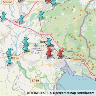 Mappa Via Volontari della Libertà, 34077 Ronchi dei Legionari GO, Italia (5.67765)