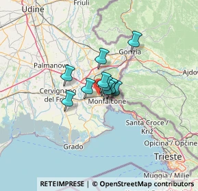 Mappa Via Volontari della Libertà, 34077 Ronchi dei Legionari GO, Italia (6.00545)