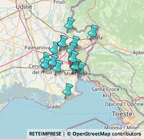 Mappa Via Volontari della Libertà, 34077 Ronchi dei Legionari GO, Italia (8.50375)