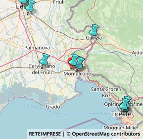 Mappa Via Volontari della Libertà, 34077 Ronchi dei Legionari GO, Italia (19.88909)