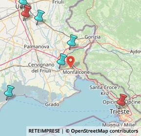 Mappa Via Volontari della Libertà, 34077 Ronchi dei Legionari GO, Italia (38.415)