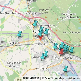 Mappa Via Volontari della Libertà, 34077 Ronchi dei Legionari GO, Italia (2.5955)
