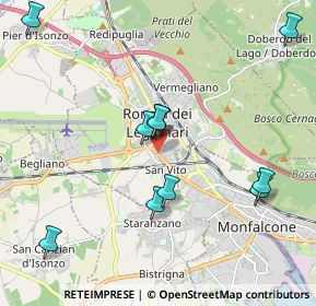 Mappa Via Volontari della Libertà, 34077 Ronchi dei Legionari GO, Italia (2.00455)